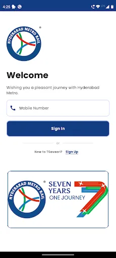 Скриншот 1 — TSavaari - Official App of Hyd