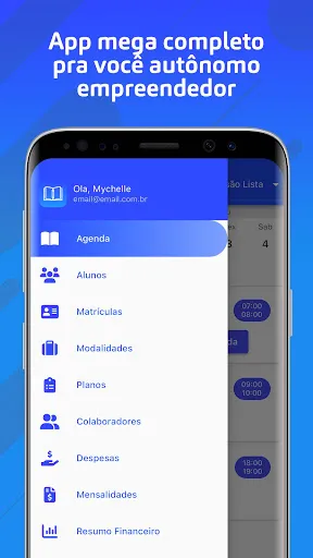 Скриншот 2 — MinhaAgenda Turmas Pilates