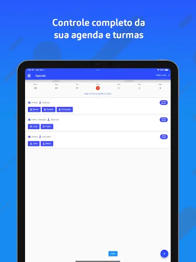 Скриншот 7 — MinhaAgenda Turmas Pilates