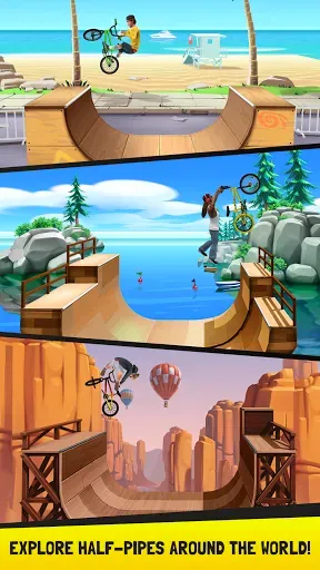 Скриншот 2 — Flip Rider - BMX Tricks