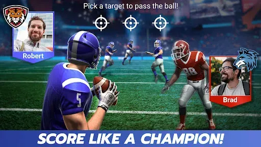Скриншот 1 — Football Battle: Touchdown!