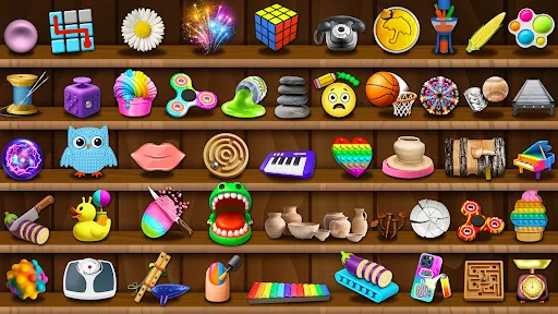 Скриншот 1 — Antistress Relaxing Mini Games