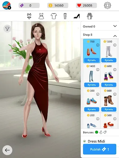 Скриншот 5 — Dress World - Игры Одевалки