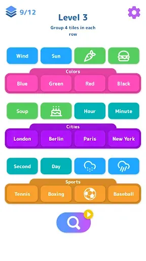 Скриншот 1 — Match Words: Word Association