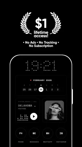 Скриншот 1 — MINIMAA: Minimalist Launcher