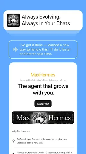 Скриншот 2 — MiniMax - Your AI Agent