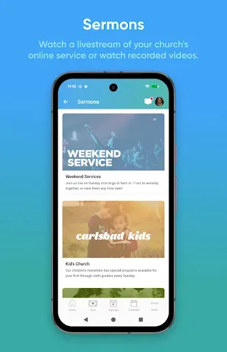 Скриншот 2 — Church Center App