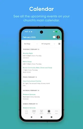 Скриншот 3 — Church Center App