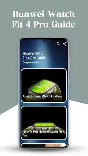 Скриншот 3 — Huawei Watch Fit 4 Pro Guide
