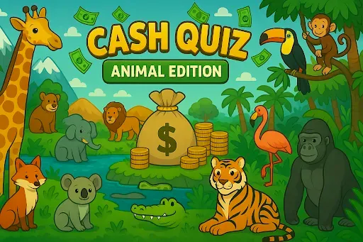 Скриншот 1 — Cash Quiz - Animal Edition