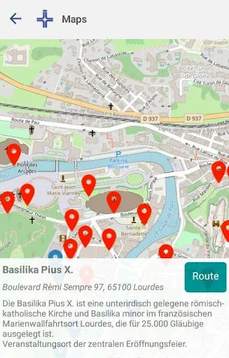Скриншот 2 — Lourdes App