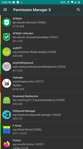 Скриншот 1 — Permission Manager X