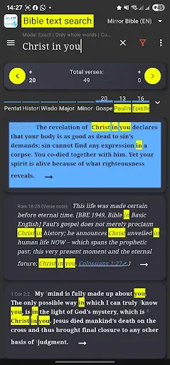 Скриншот 6 — Mirror Study Bible