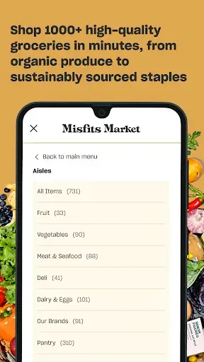 Скриншот 2 — Misfits Market Grocery App
