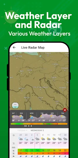Скриншот 3 — Mist Weather Launcher - Radar