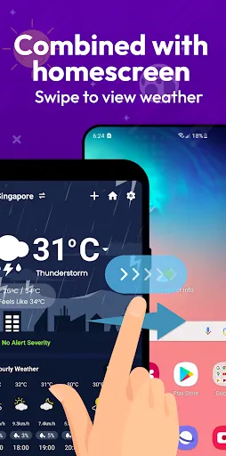 Скриншот 5 — Mist Weather Launcher - Radar
