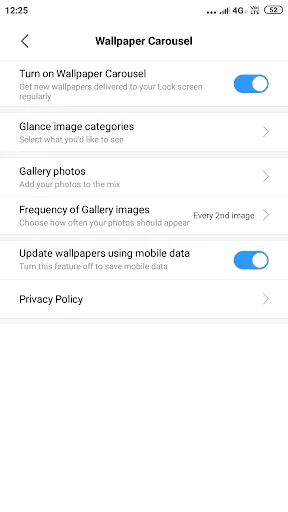 Скриншот 6 — Mi Wallpaper Carousel