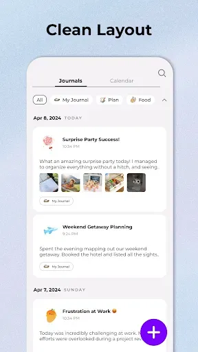 Скриншот 3 — Miuu Note: Cute Diary Journal