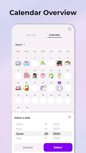 Скриншот 4 — Miuu Note: Cute Diary Journal