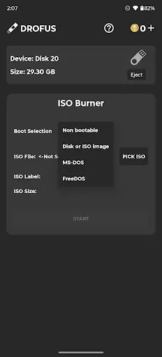 Скриншот 3 — DROFUS - ISO 2 USB