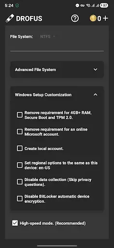 Скриншот 8 — DROFUS - ISO 2 USB