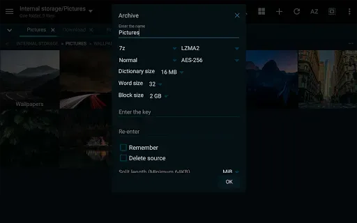 Скриншот 6 — MiX Archive (MiXplorer Add-on)