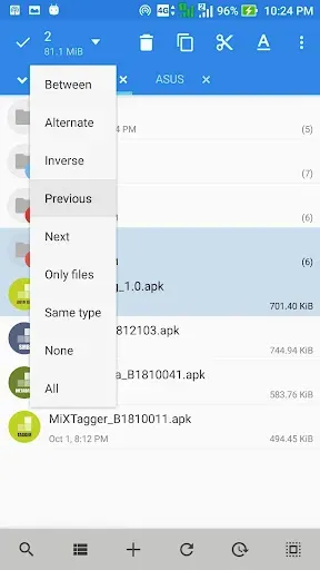 Скриншот 1 — MiXplorer Silver