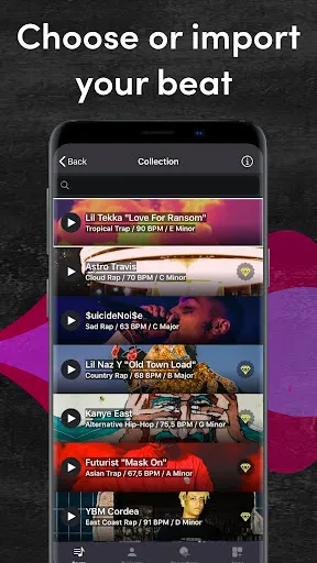 Скриншот 1 — Rap Maker - Recording Studio