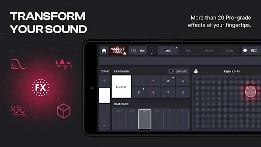 Скриншот 4 — Remixlive - Make Music & Beats