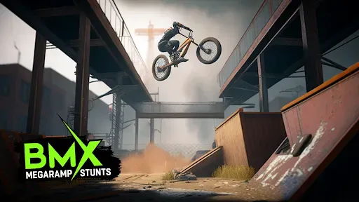 Скриншот 1 — BMX Megaramp Stunts