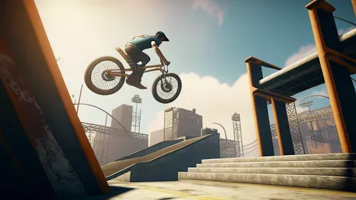 Скриншот 3 — BMX Megaramp Stunts