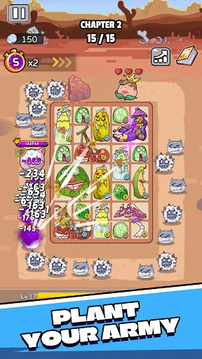 Скриншот 1 — Merge Plants: Zombie Warfare