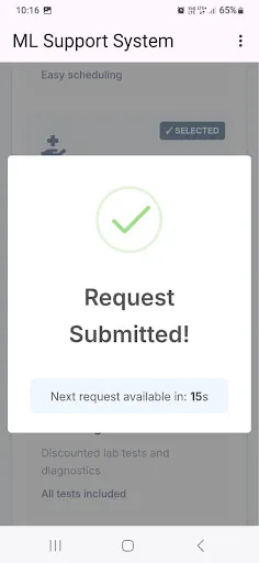 Скриншот 5 — ML Support