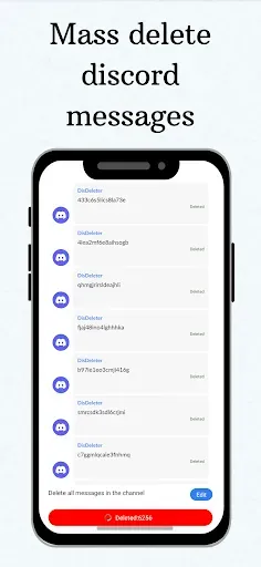 Скриншот 1 — DisDeleter :Delete discord dms