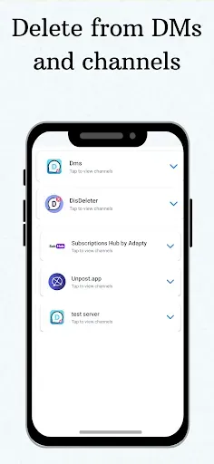 Скриншот 2 — DisDeleter :Delete discord dms