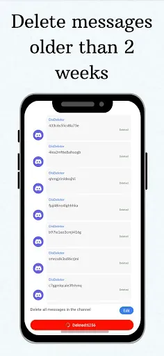 Скриншот 3 — DisDeleter :Delete discord dms