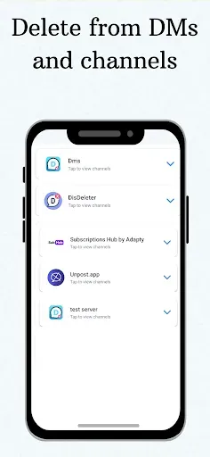 Скриншот 8 — DisDeleter :Delete discord dms