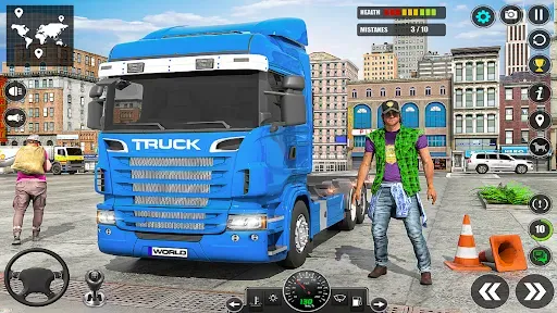 Скриншот 4 — Cargo Truck Simulator 3D Game
