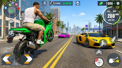 Скриншот 1 — Extreme Bike Wheelie 3D