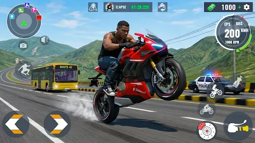 Скриншот 3 — Extreme Bike Wheelie 3D