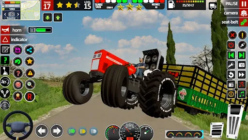 Скриншот 1 — Indian Tractor Games Simulator