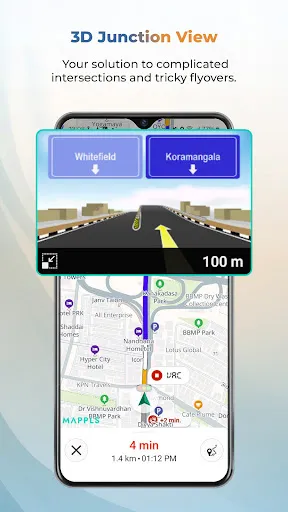 Скриншот 2 — Mappls MapmyIndia Maps, Safety