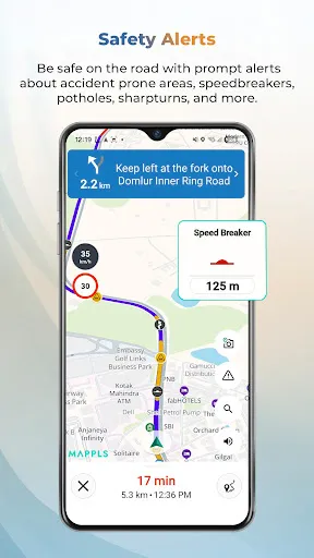 Скриншот 6 — Mappls MapmyIndia Maps, Safety