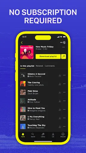 Скриншот 5 — TREBEL: Music, MP3 & Podcasts