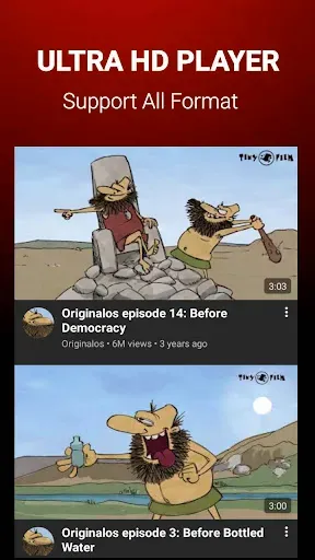 Скриншот 1 — Cartoon Video Player HD