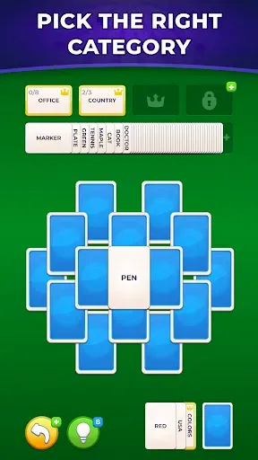 Скриншот 2 — Word Solitaire: Card Sort