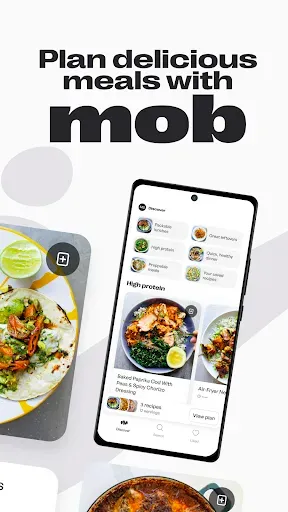 Скриншот 1 — Mob: Meal Planner and Recipes