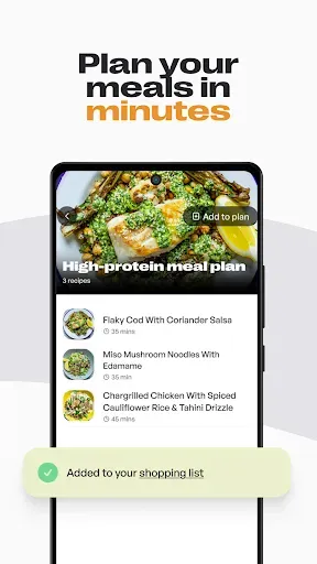 Скриншот 5 — Mob: Meal Planner and Recipes