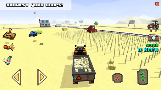 Скриншот 4 — Blocky Farm Racing & Simulator
