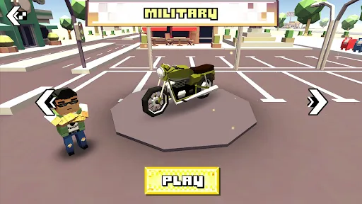 Скриншот 3 — Blocky Moto Racing - мотоциклы